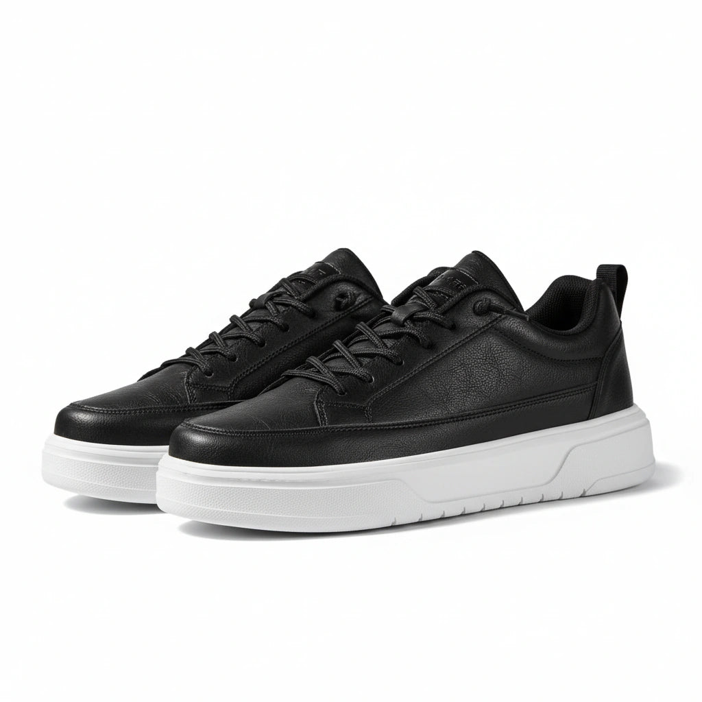 Vertex Platform Leather Trainers