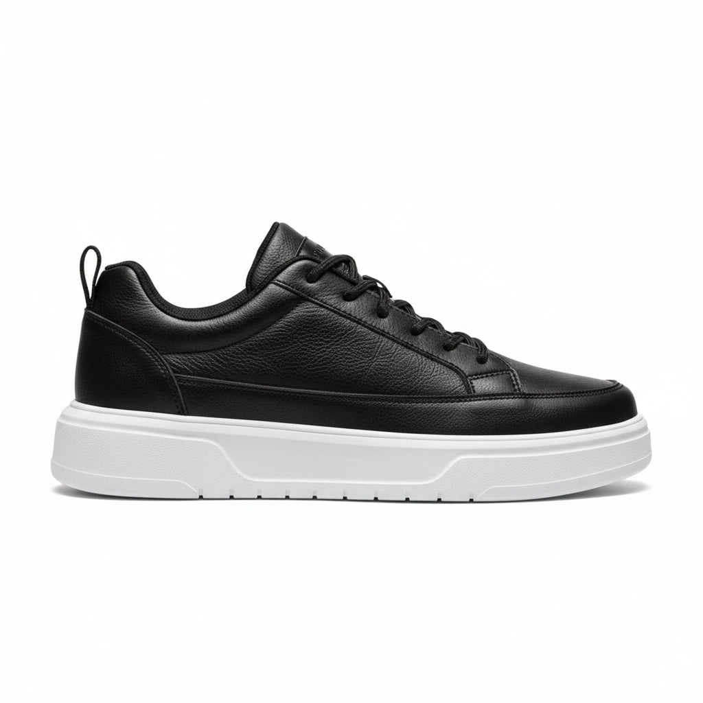 Vertex Platform Leather Trainers
