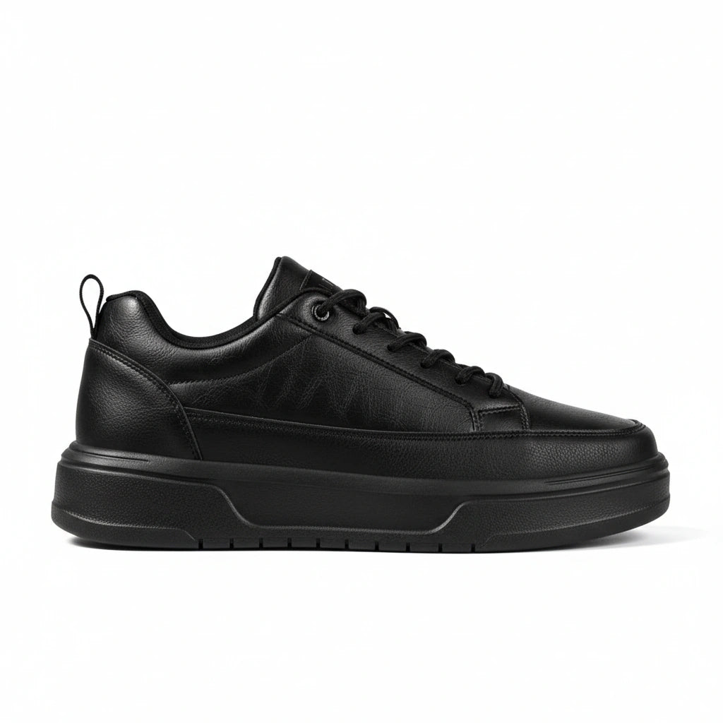 Vertex Platform Leather Trainers
